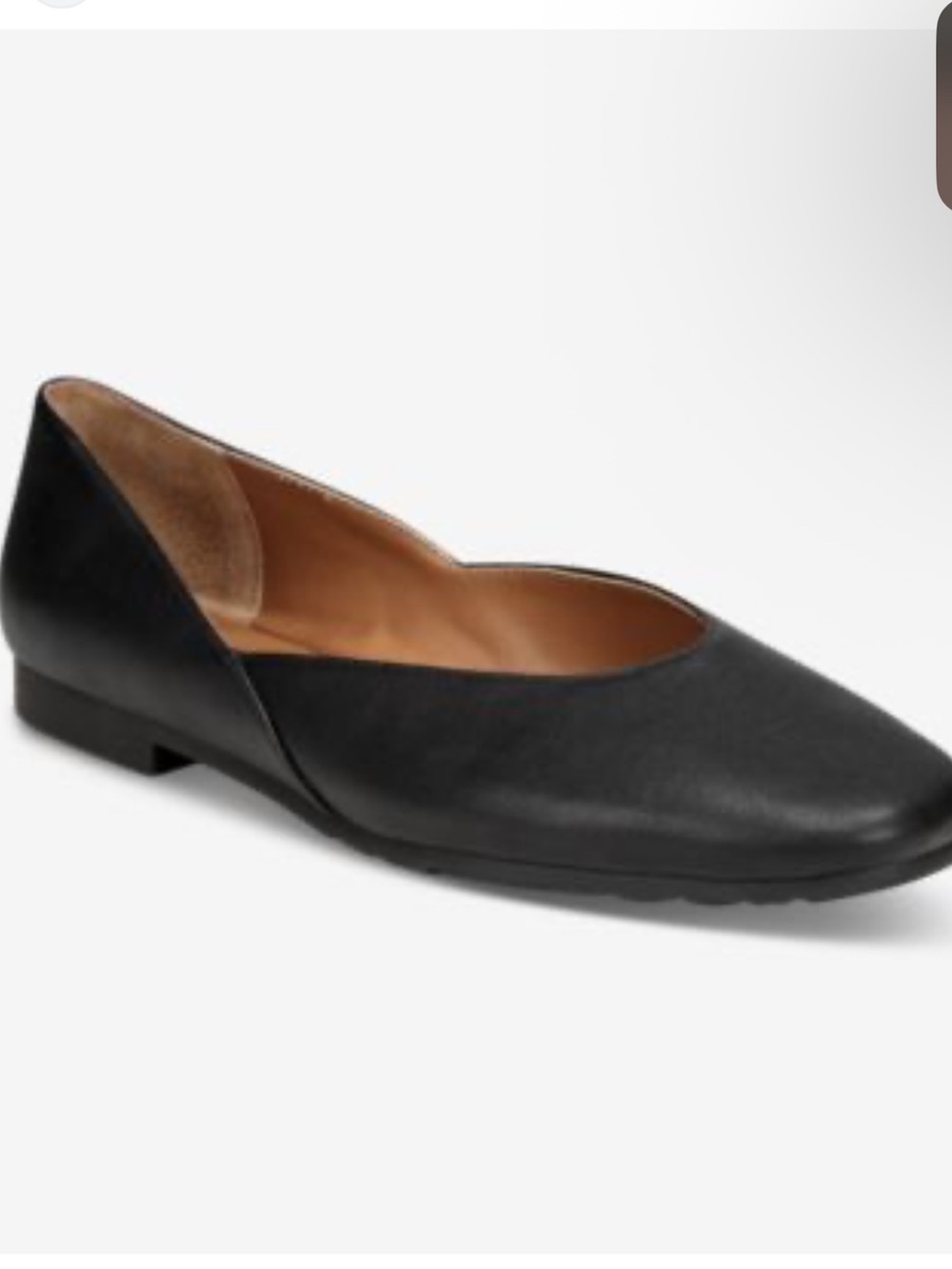 Style & Co. Women’s Ashtonn black snip toe ballet flats shoes size 7